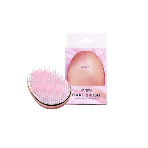 แปรงหวีผม Oval Brush รุ่น Dazzling Rose